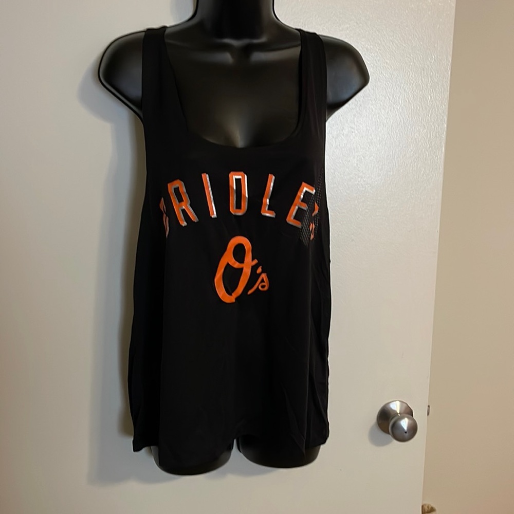 Victoria’s Secret PINK Orioles mesh racer back tank. SZ L.